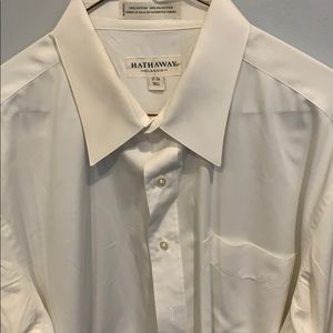 Classic white dress shirt